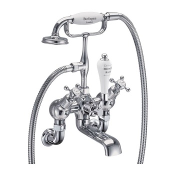 Burlington Claremont Angled Bath Shower Mixer Wall Mounted